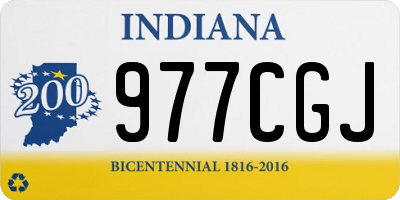 IN license plate 977CGJ