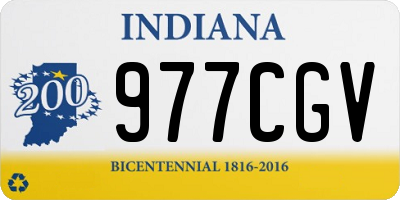 IN license plate 977CGV
