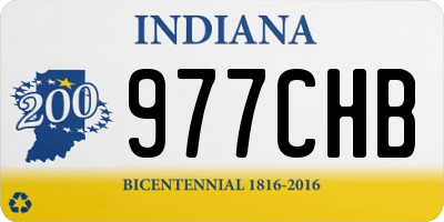 IN license plate 977CHB