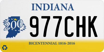 IN license plate 977CHK