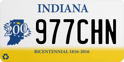 IN license plate 977CHN