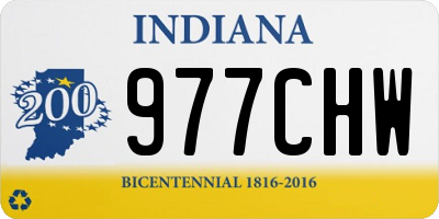 IN license plate 977CHW