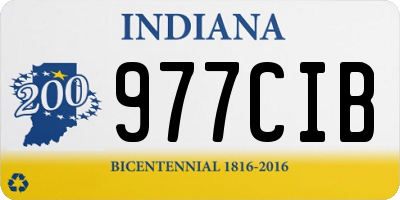 IN license plate 977CIB