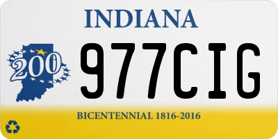 IN license plate 977CIG