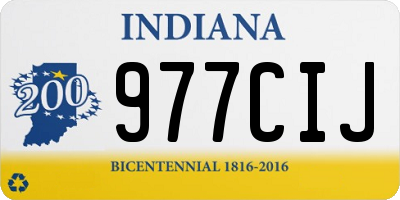 IN license plate 977CIJ