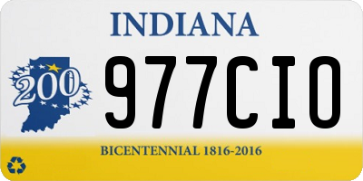 IN license plate 977CIO