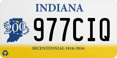 IN license plate 977CIQ