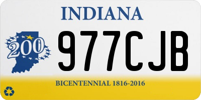 IN license plate 977CJB