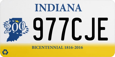 IN license plate 977CJE
