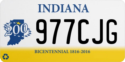 IN license plate 977CJG