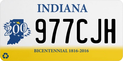 IN license plate 977CJH