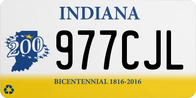 IN license plate 977CJL