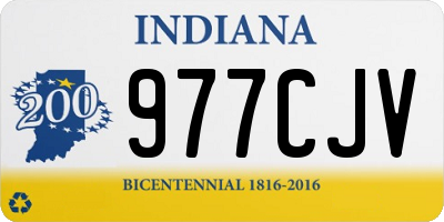 IN license plate 977CJV