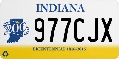 IN license plate 977CJX