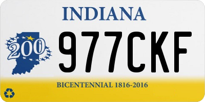 IN license plate 977CKF