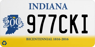 IN license plate 977CKI