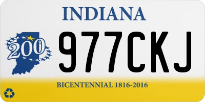 IN license plate 977CKJ