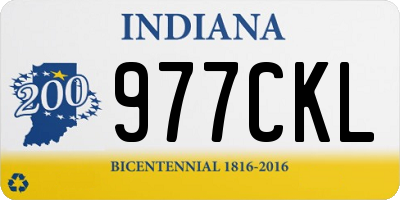 IN license plate 977CKL