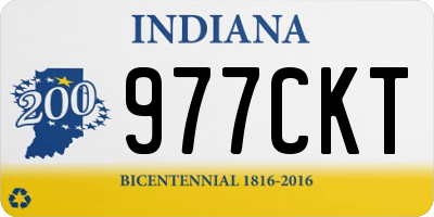IN license plate 977CKT