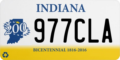 IN license plate 977CLA