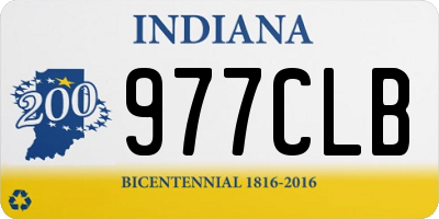 IN license plate 977CLB