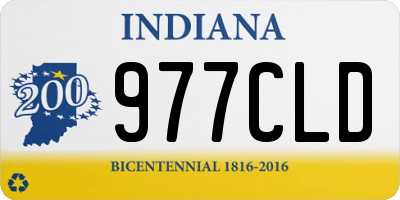 IN license plate 977CLD