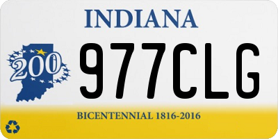 IN license plate 977CLG
