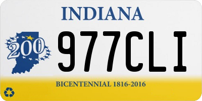 IN license plate 977CLI