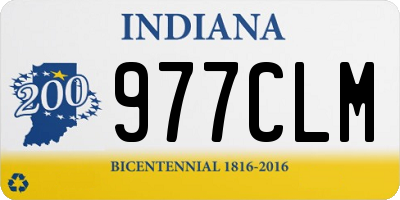 IN license plate 977CLM