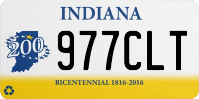 IN license plate 977CLT