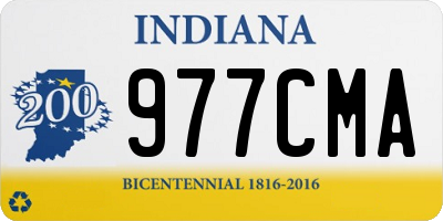 IN license plate 977CMA