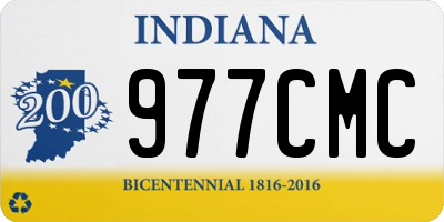 IN license plate 977CMC