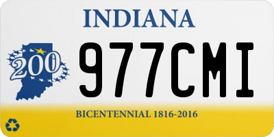 IN license plate 977CMI