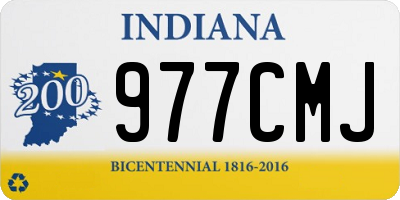 IN license plate 977CMJ