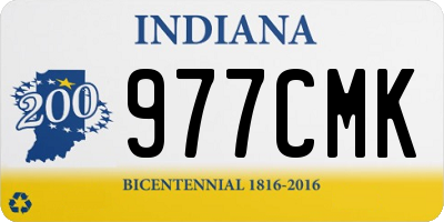 IN license plate 977CMK