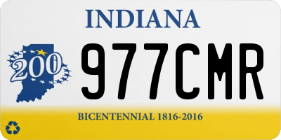 IN license plate 977CMR