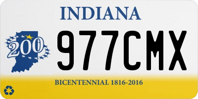 IN license plate 977CMX