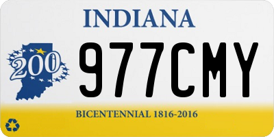 IN license plate 977CMY