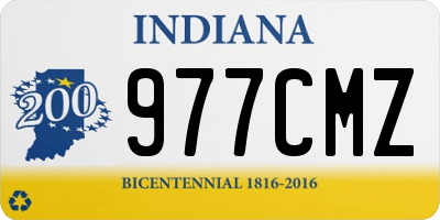 IN license plate 977CMZ