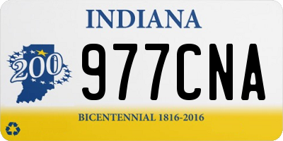 IN license plate 977CNA