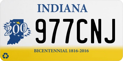 IN license plate 977CNJ