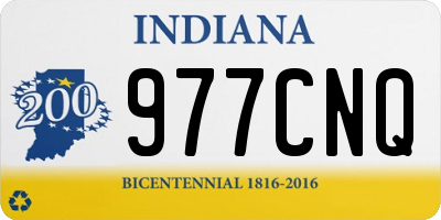 IN license plate 977CNQ