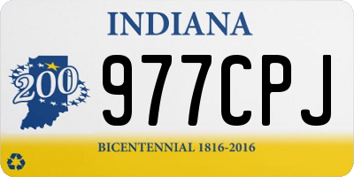 IN license plate 977CPJ