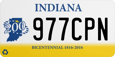 IN license plate 977CPN