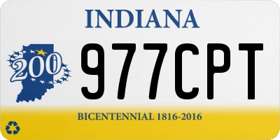 IN license plate 977CPT