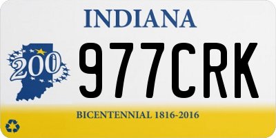 IN license plate 977CRK