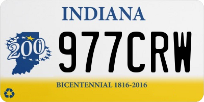 IN license plate 977CRW