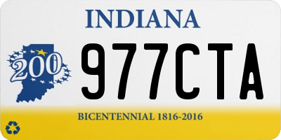 IN license plate 977CTA