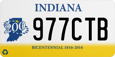 IN license plate 977CTB