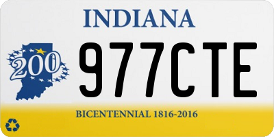 IN license plate 977CTE